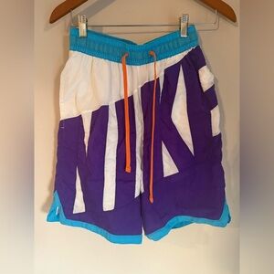 Nike Dri-Fit Throwback Large Logo Shorts small